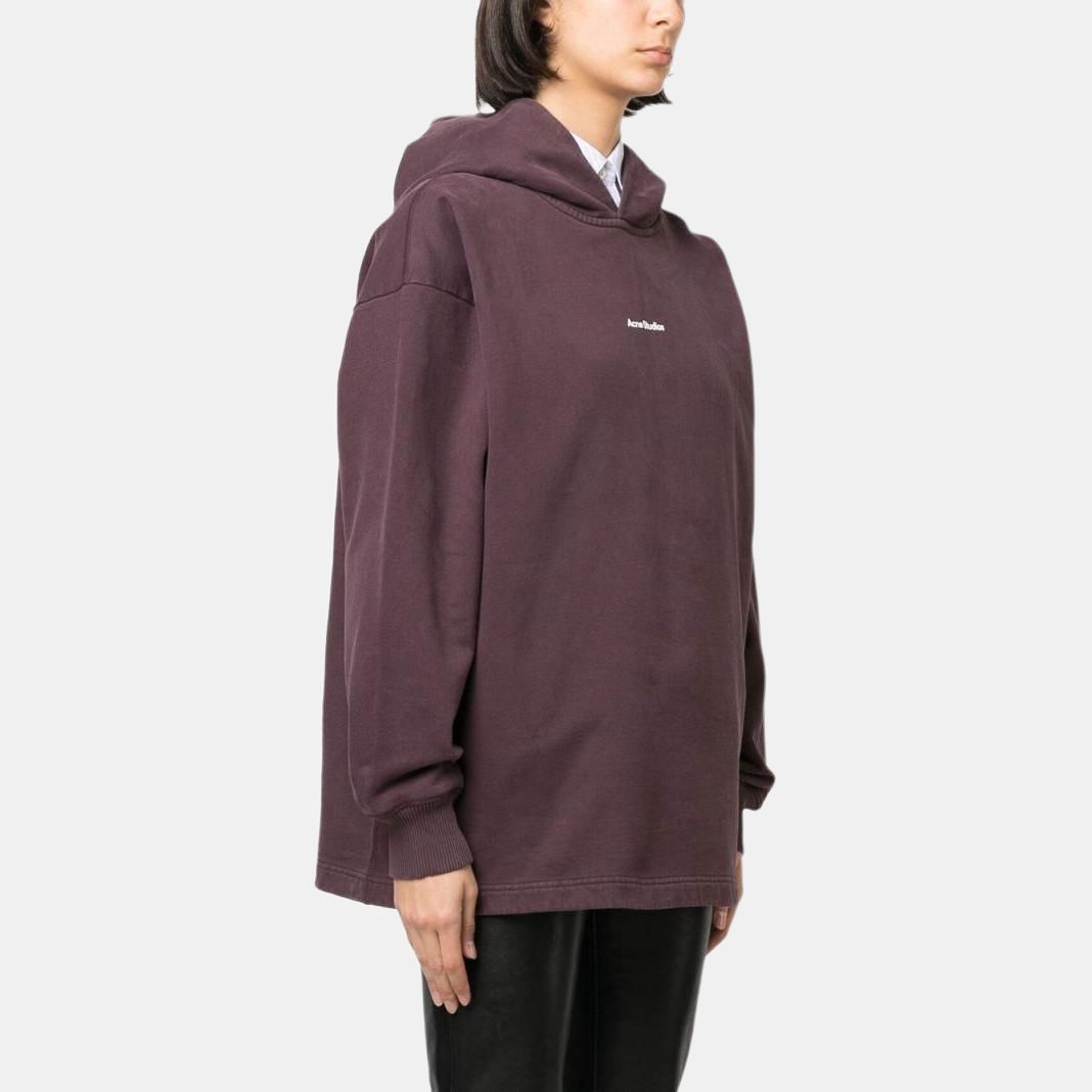 Женское худи Acne Studios (фиолетовое) — фото 3