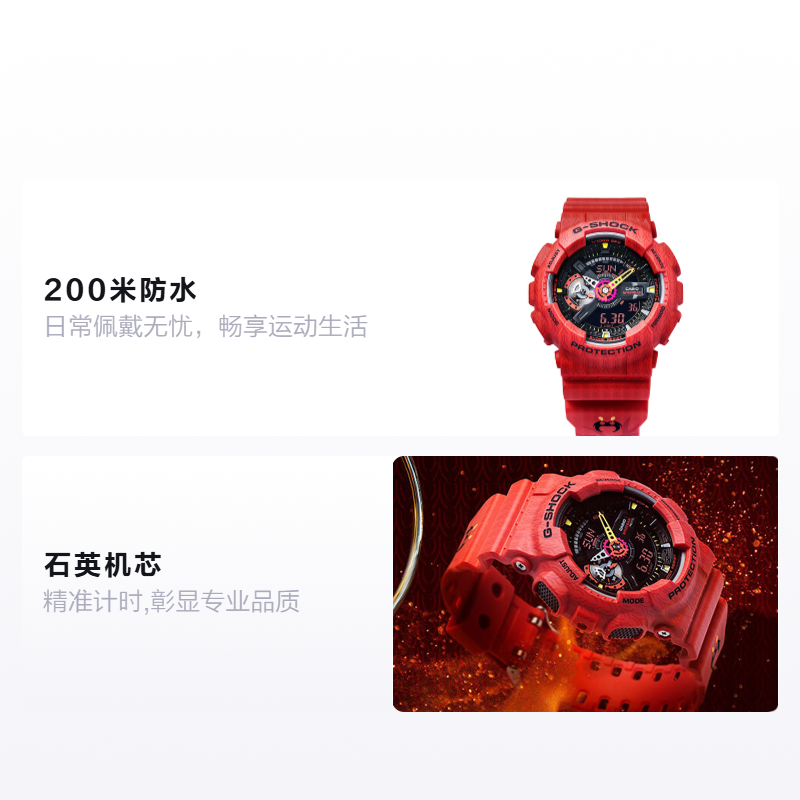 Женские очки Casio G-SHOCK (черные) — фото 2