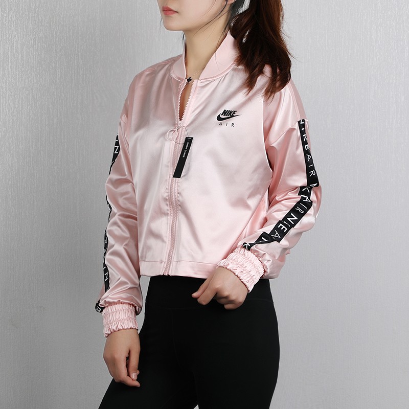 Женская куртка Nike Air Trk Jkt Satin (розовая) — фото 6