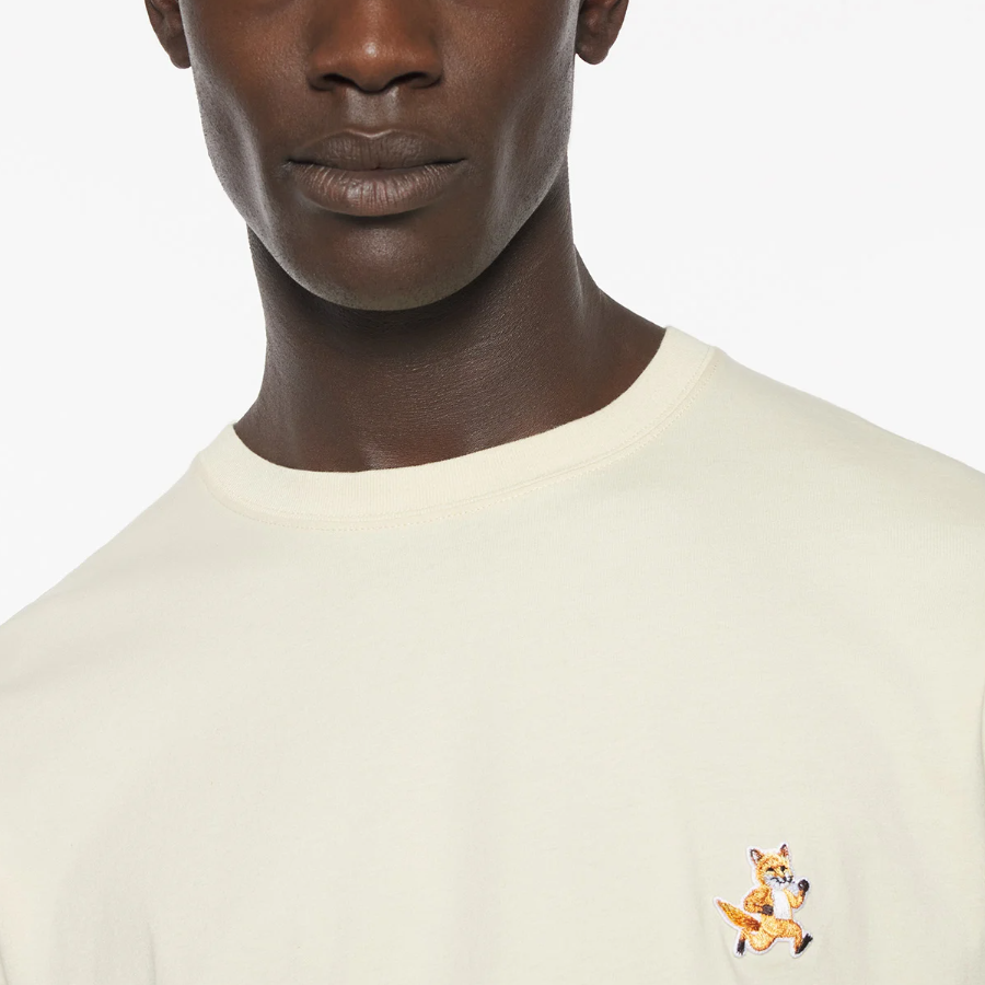 Мужская футболка Maison Kitsune SS25 (песочная) — фото 6
