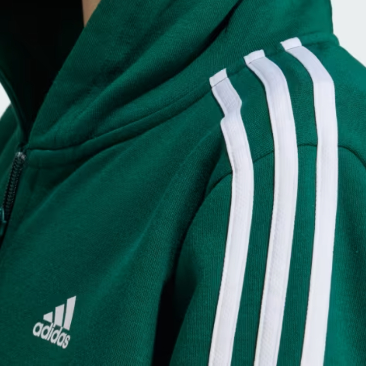 Детские худи adidas ESSENTIALS 3-Stripes (синее) — фото 4