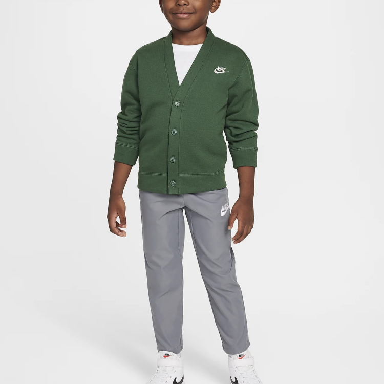 Детская толстовка Nike SportswearClub Mini Me (зеленый) — фото 3