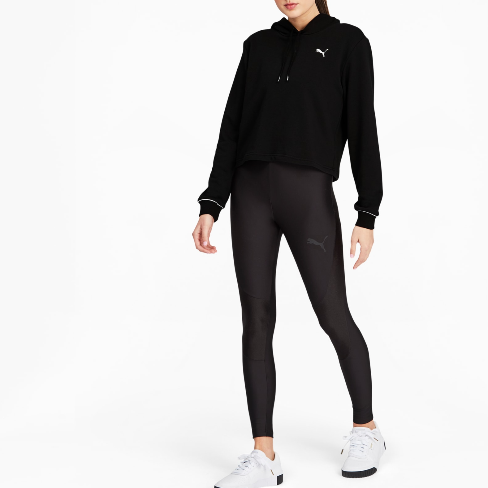 Худи PUMA Style Cat Hoodie WMNS (черное) — фото 3
