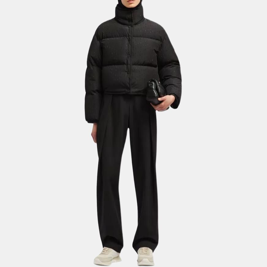 Женская куртка Moncler Citrine (черная) — фото 4