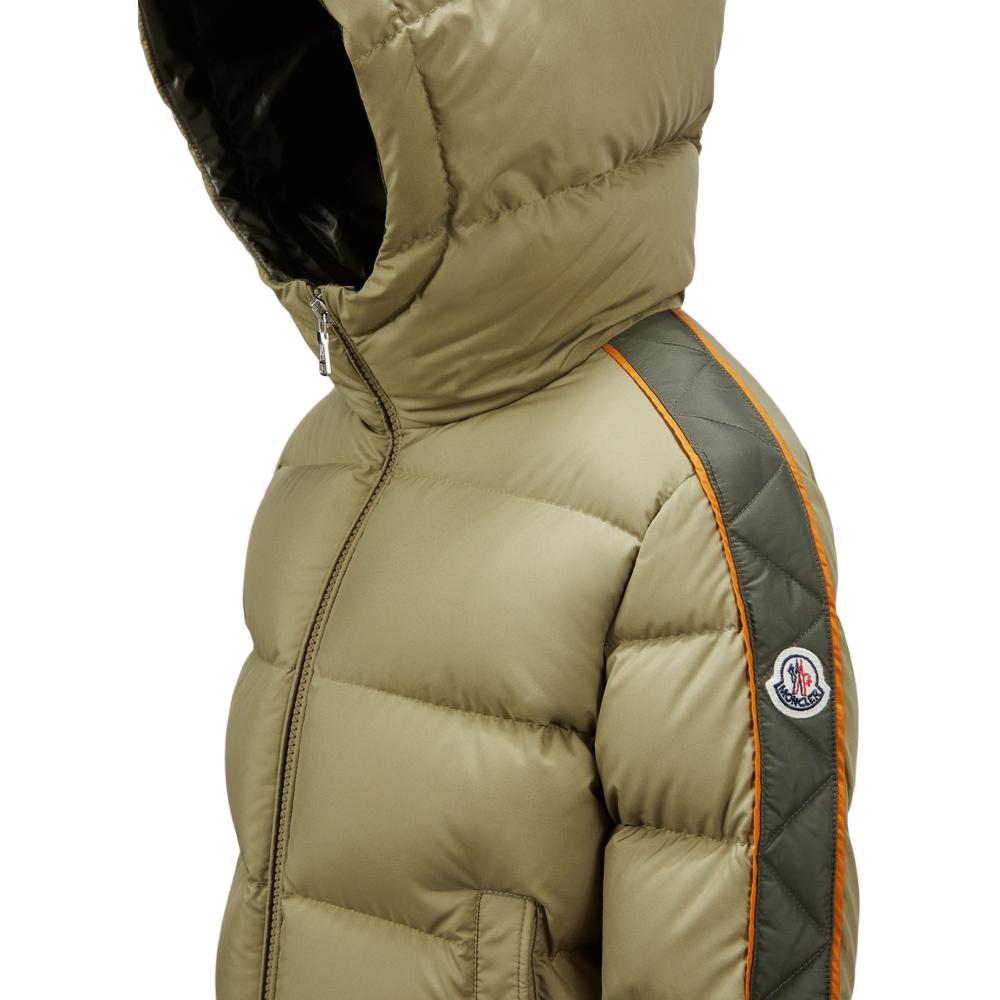 Детская куртка Moncler Benton (оливковая) — фото 4