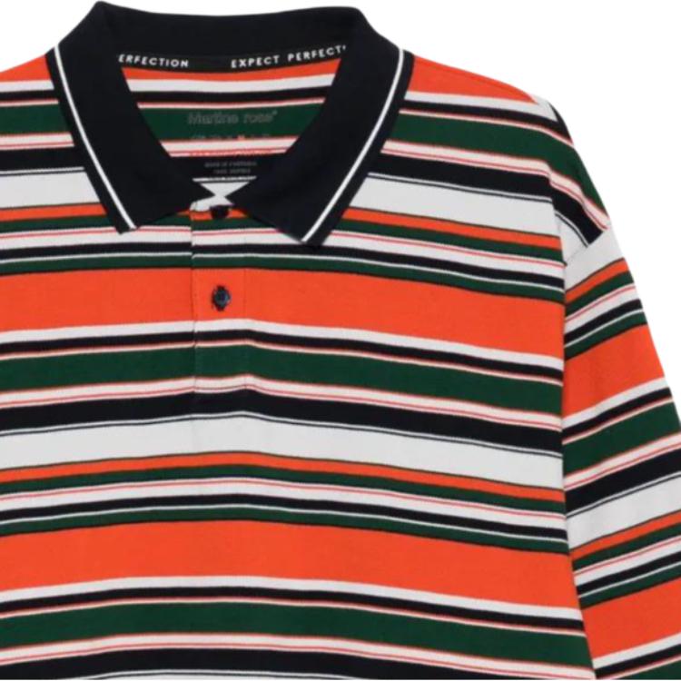 Рубашка-поло Martine Rose Striped Polo (разноцветная) — фото 5
