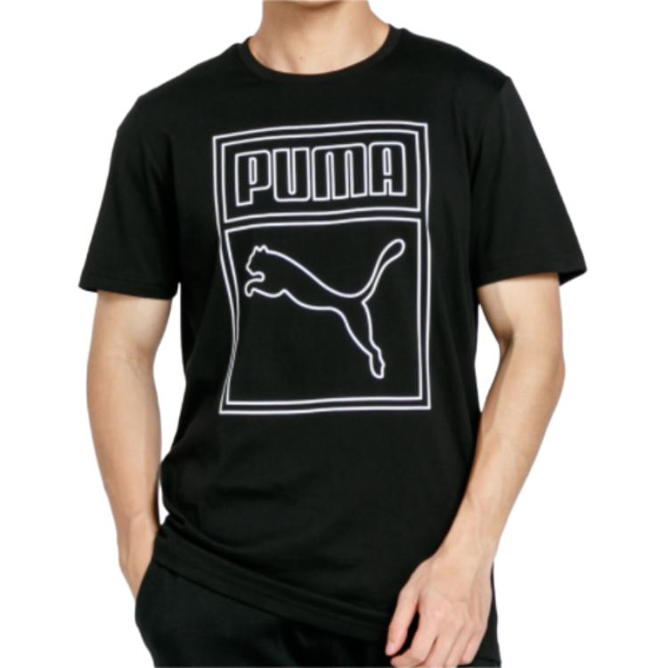 Мужская футболка PUMA (черная) — фото 5