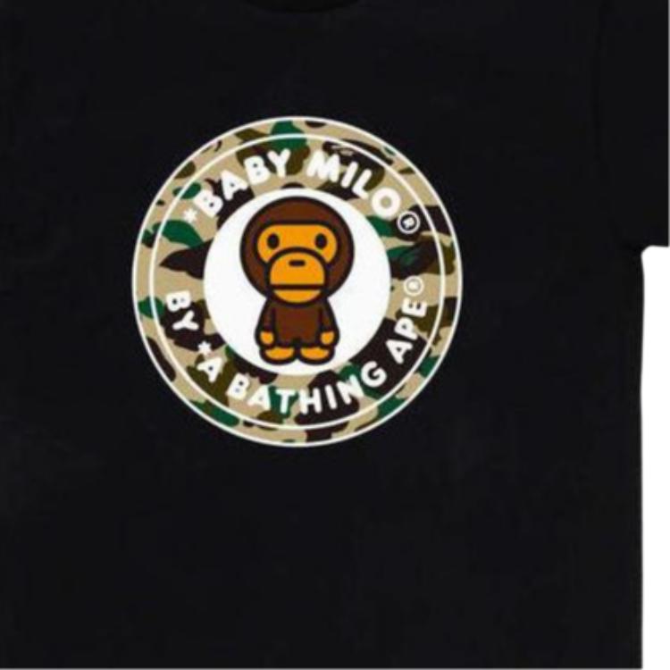 Мужская футболка A BATHING APE A BATHING APE 1ST CAMO T (зеленый камуфляж) — фото 4