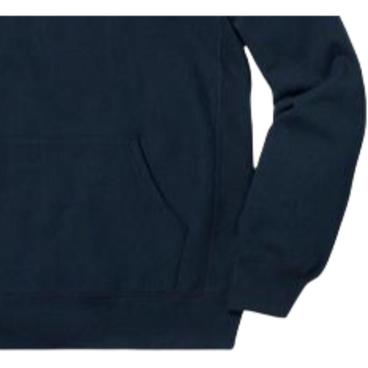 Худи Supreme FW19 Week 9 Micro Logo Hooded Sweatshirt (темно-синее) — фото 4