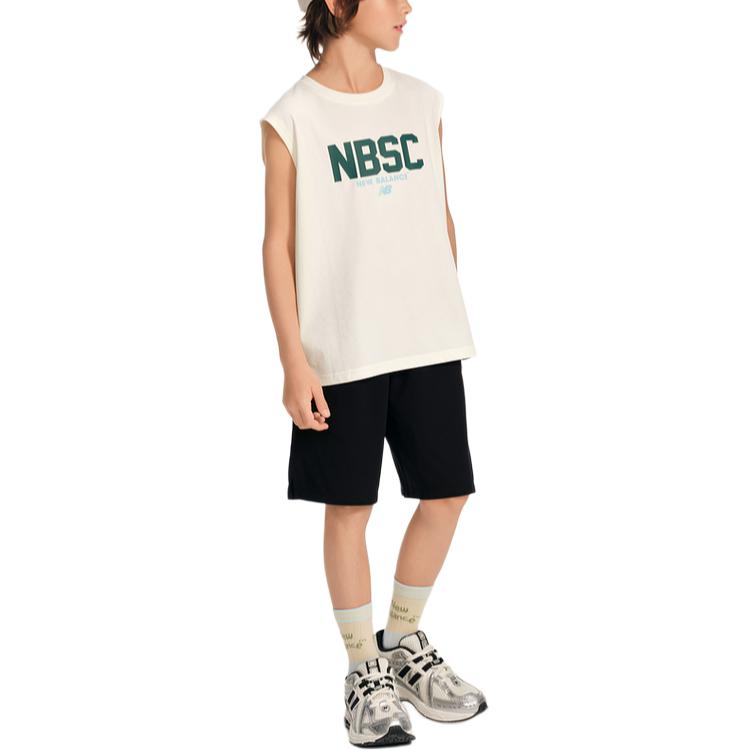 Детская майка New Balance NBSC (слоновая кость) — фото 3