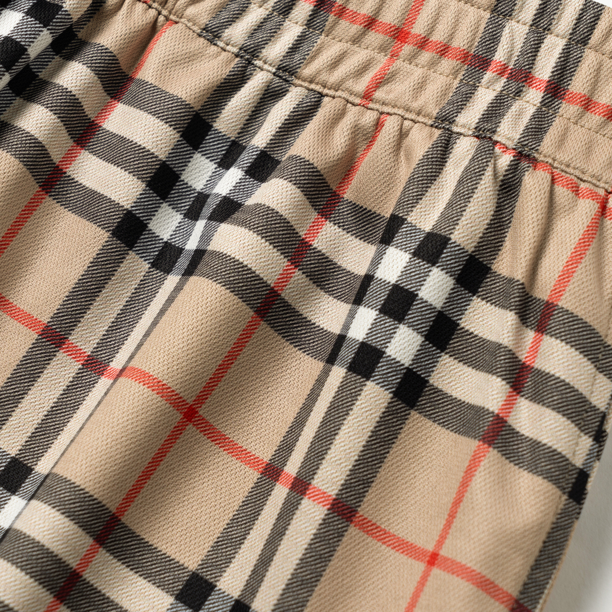 Мужские штаны Burberry (бежевые) — фото 10