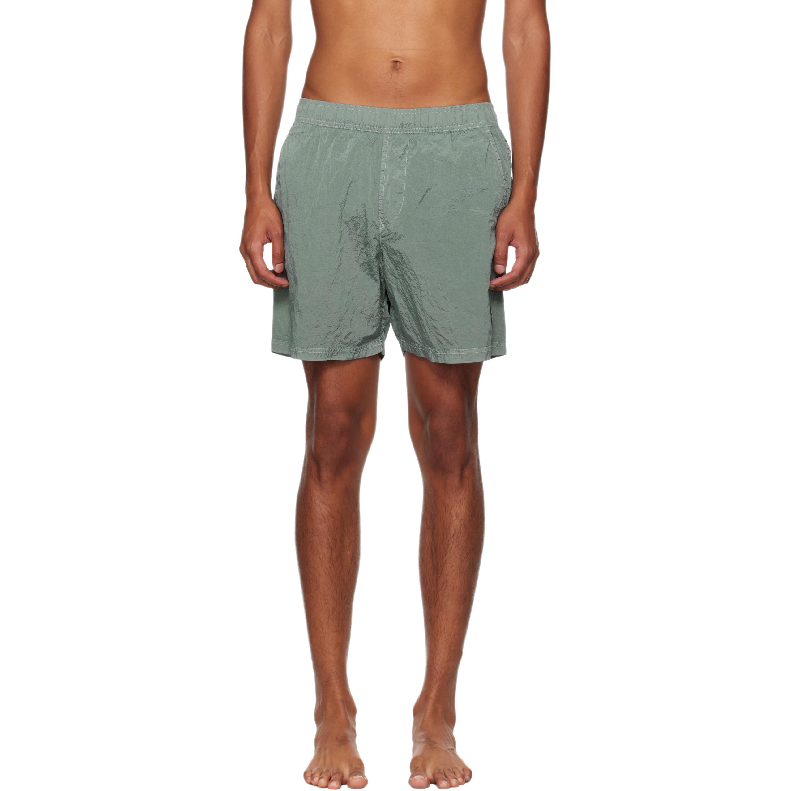 STONE ISLAND Logo-Patch Swim Shorts