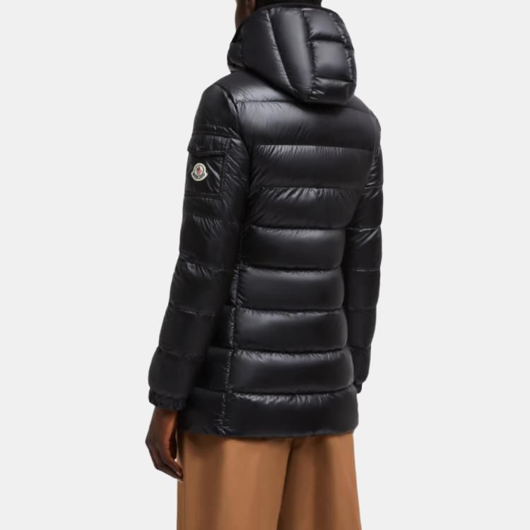 Женская куртка Moncler Glements (черная) — фото 4