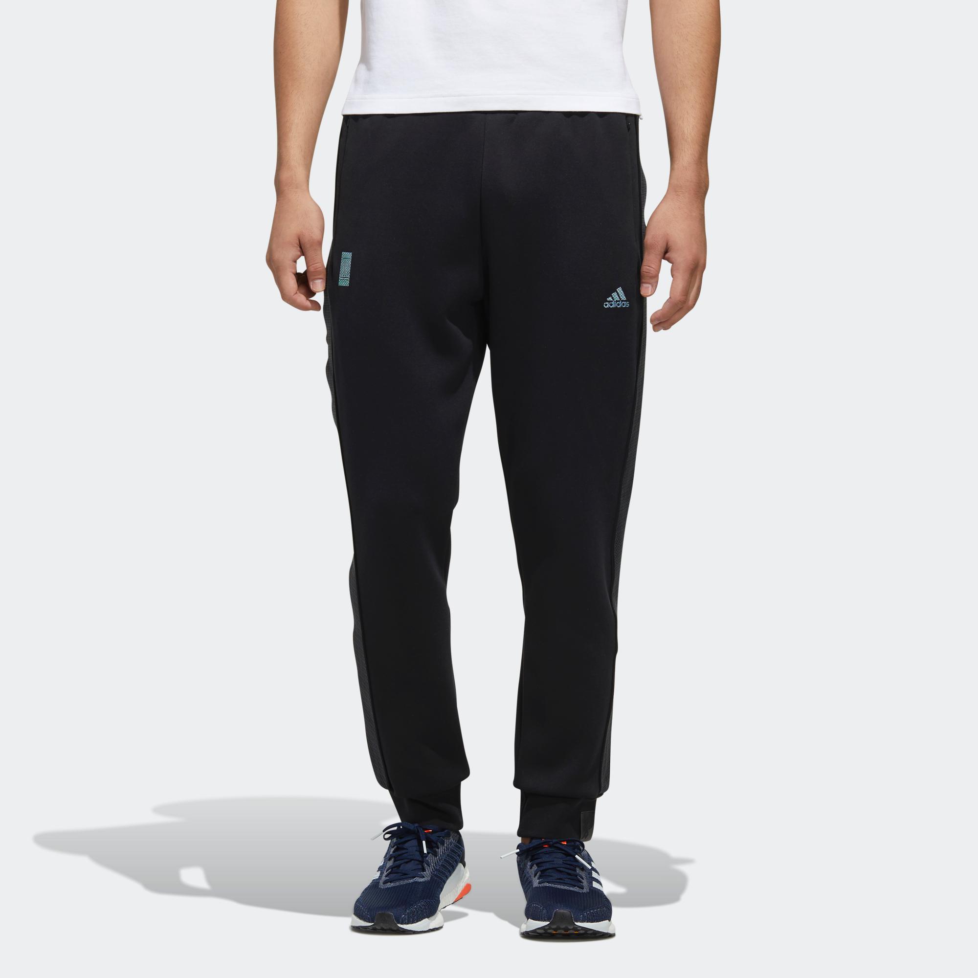 Мужские штаны adidas Wj Pnt Swt (черные) — фото 3