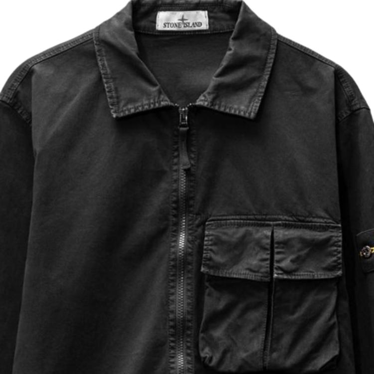 Мужская куртка STONE ISLAND SS23 (черная) — фото 6
