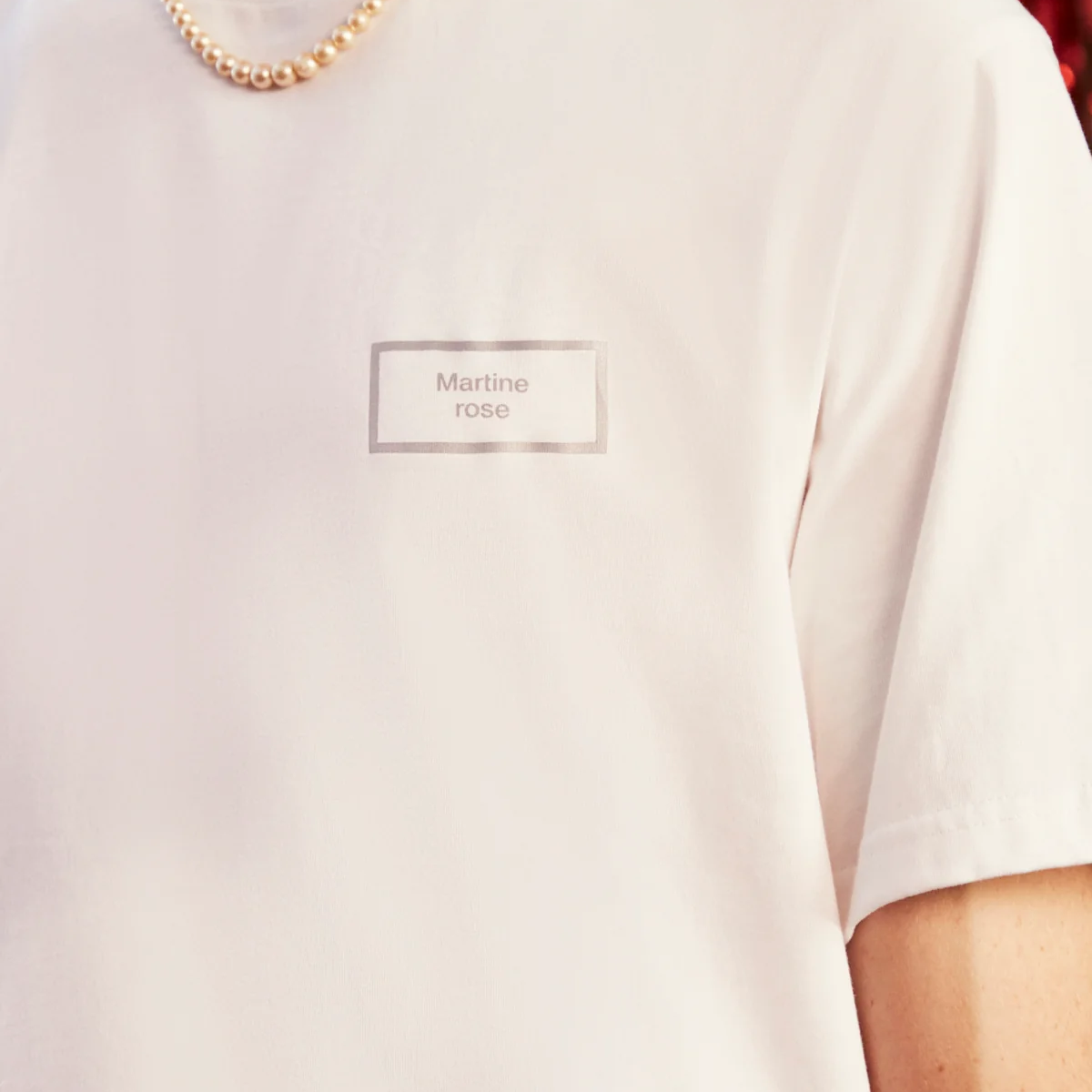 Футболка Martine rose SS24 (белая) — фото 4
