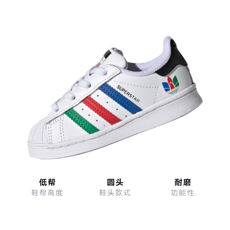 Кеды adidas originals SUPERSTAR (белый) — фото 3
