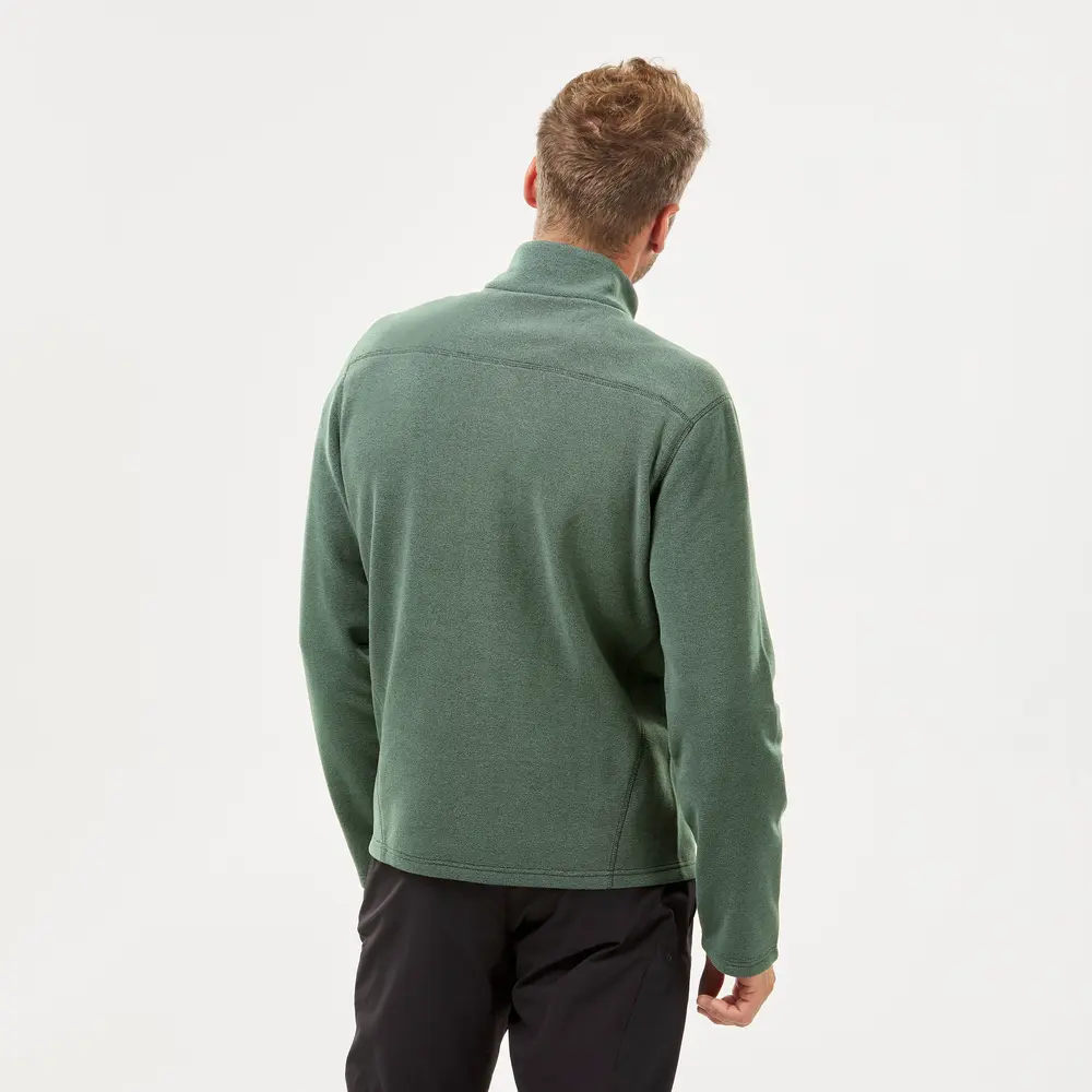 DECATHLON MH100 QUECHUA Fleece Clothing Men’s Light Olive/Dark Green