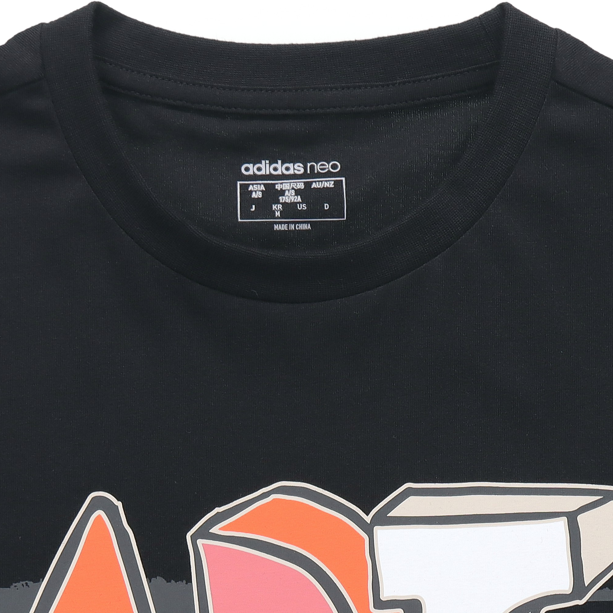 Мужская футболка adidas neo M Ssfv5 Tee1 (черная) — фото 6