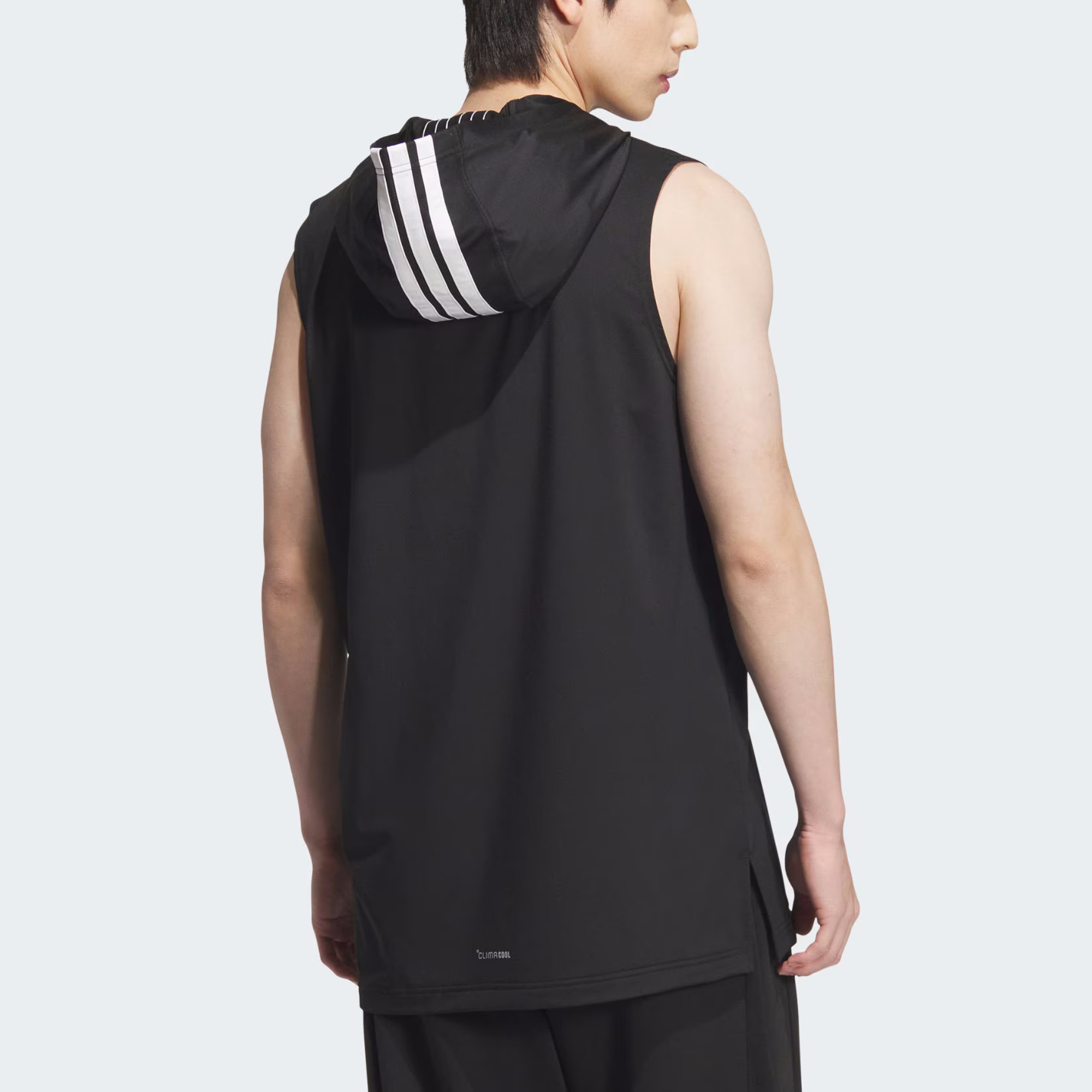 Adidas BASKETBALLHooded Basketball Jersey Unisex Black
