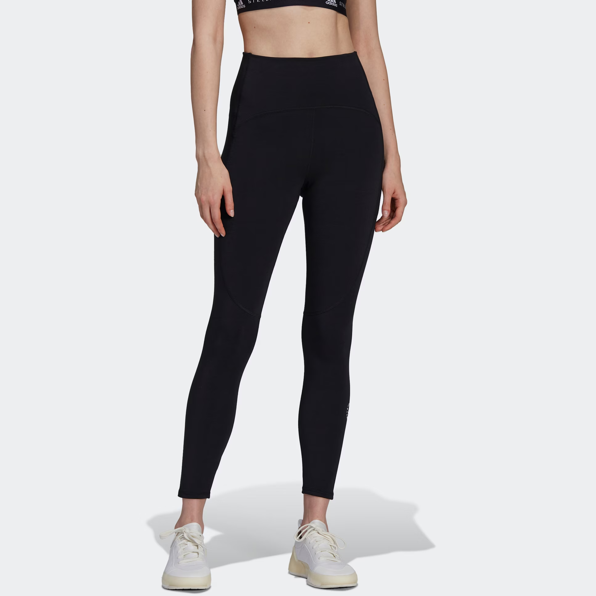 Adidas logo-print 7/8 yoga leggings