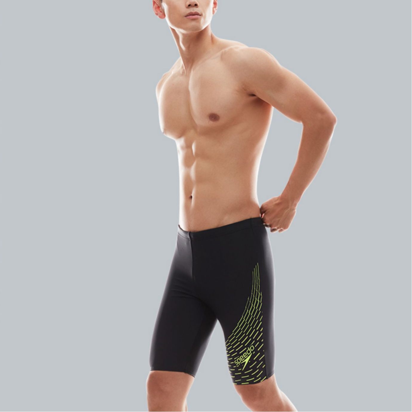 Speedo Swimming Shorts Men’s Black/Lime