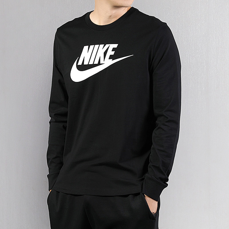 Мужская футболка Nike Sportswear Futura Icon (черная) — фото 5