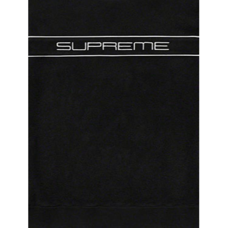 Свитшот Supreme FW19 Week 10 Polartec Crewneck (черный) — фото 2