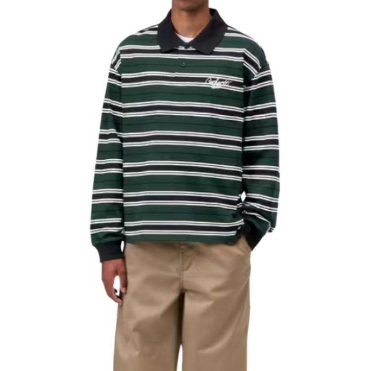 Carhartt WIP FW26 Rugby Jerseys Unisex Green Moderate