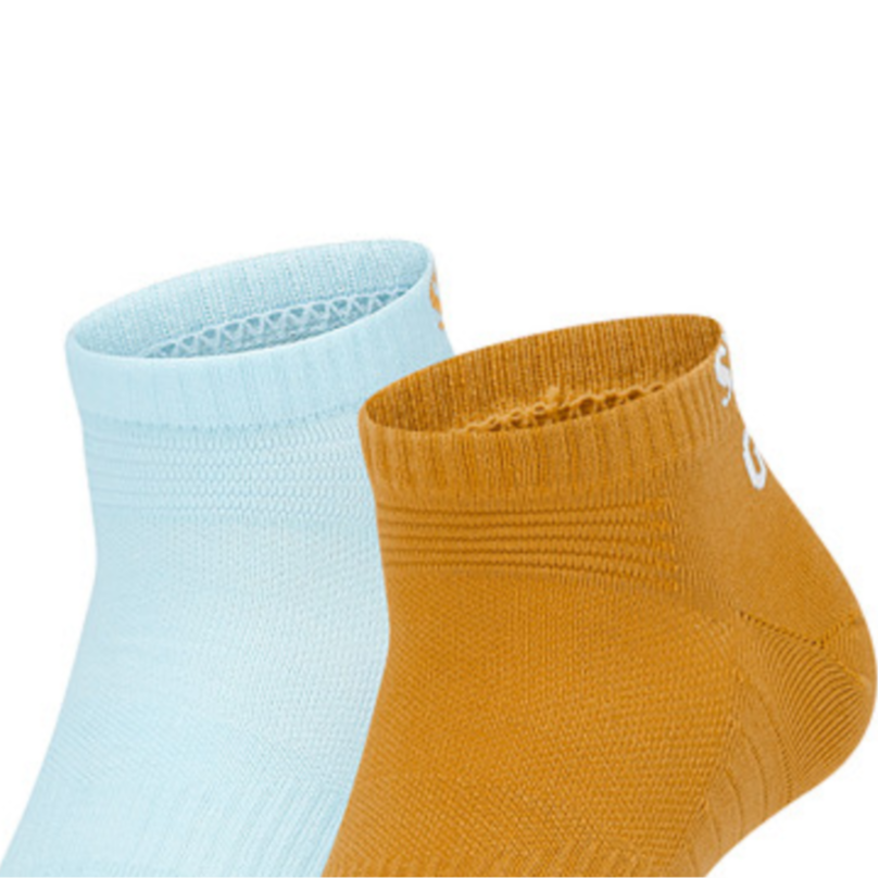 Skechers Wilderness Outdoor Collection Ankle Socks Women’s 2 Pack Honey Yellow/Radiant Blue 05QV