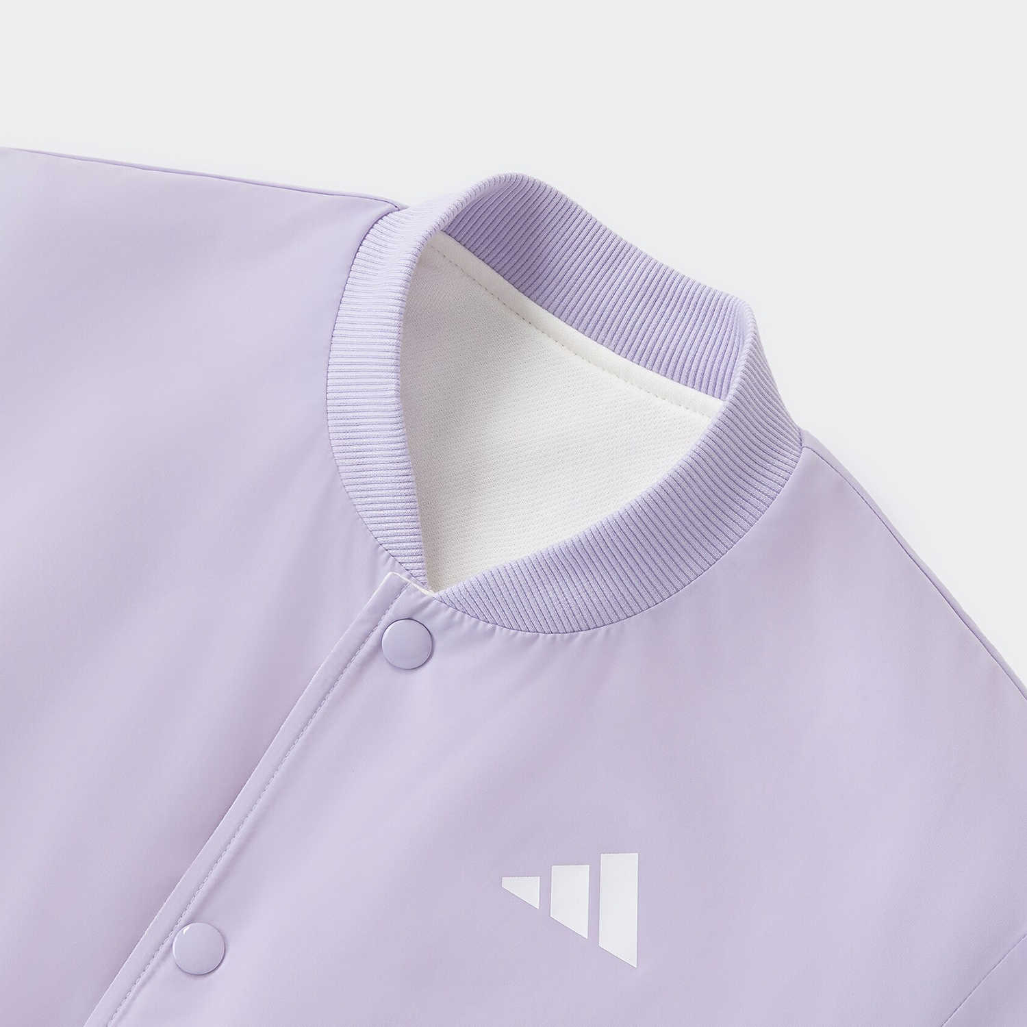 Унисекс куртка adidas sportswear / (светло-фиолетовый / белый) — фото 3