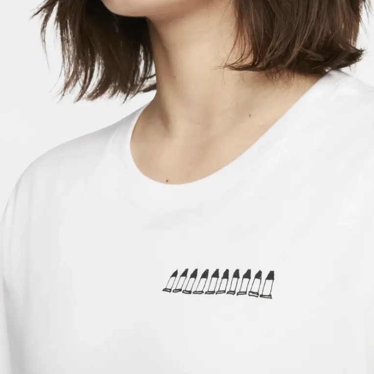 Футболка Nike x Tom Sachs Short-Sleeve T-Shirt (белая) — фото 4