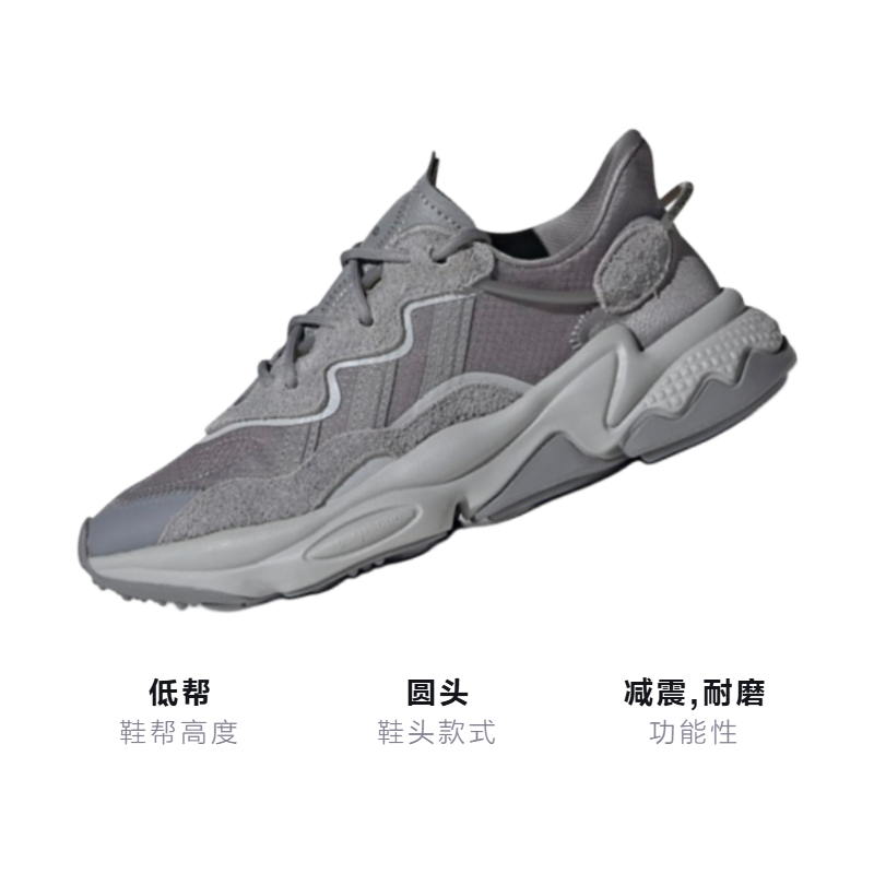 Кроссовки adidas originals J (темно-серые) — фото 3