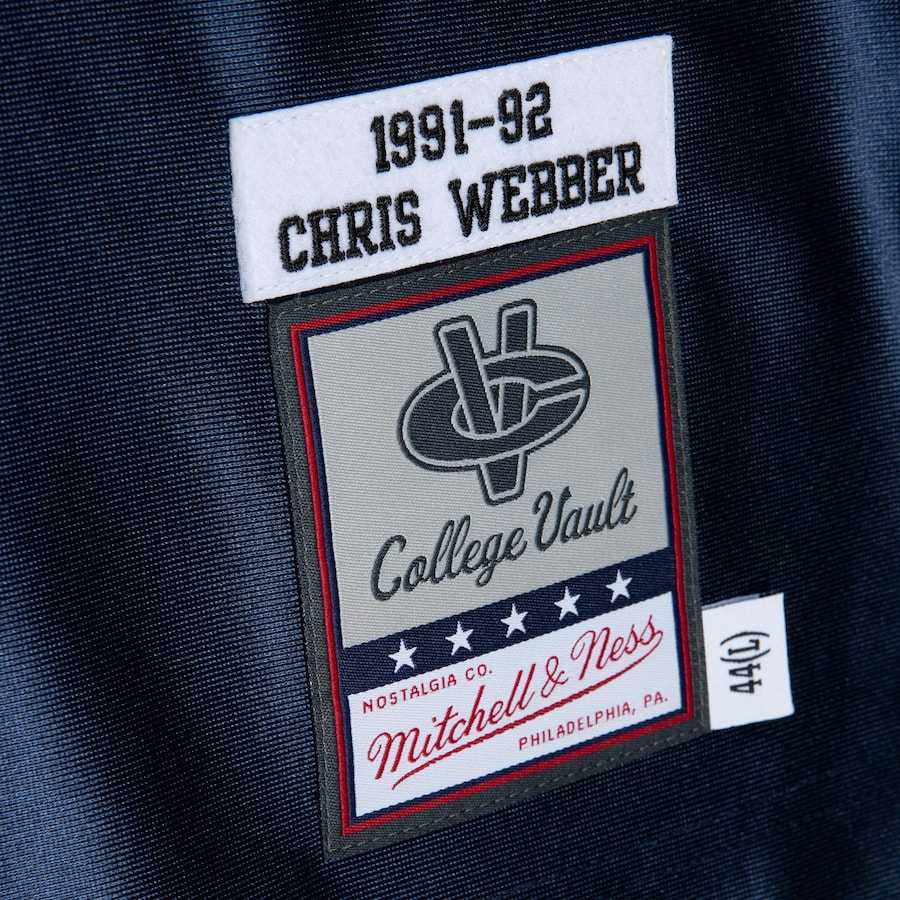 Mitchell Ness 1991/92 Chris Webber Michigan Wolverines Alumni Authentic jersey