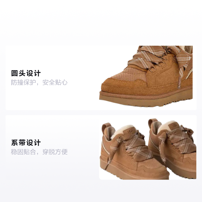 Детские кроссовки UGG Highland (коричневый) — фото 2
