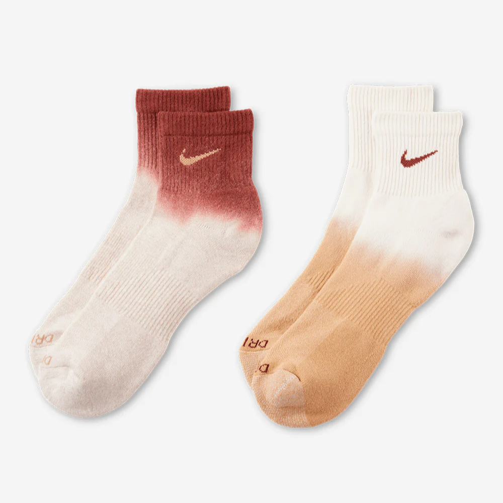Nike Dri FIT Everyday Plus Ankle Socks Unisex 2 Pack Multicolor