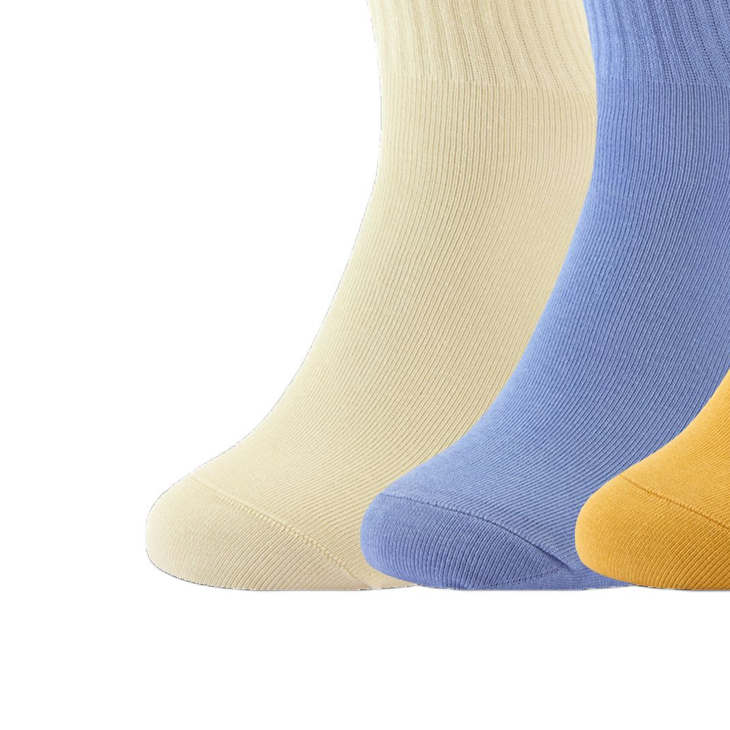 PUMA UnisexSHORT Crew Socks Unisex 3 Pack Khaki/Tea Brown