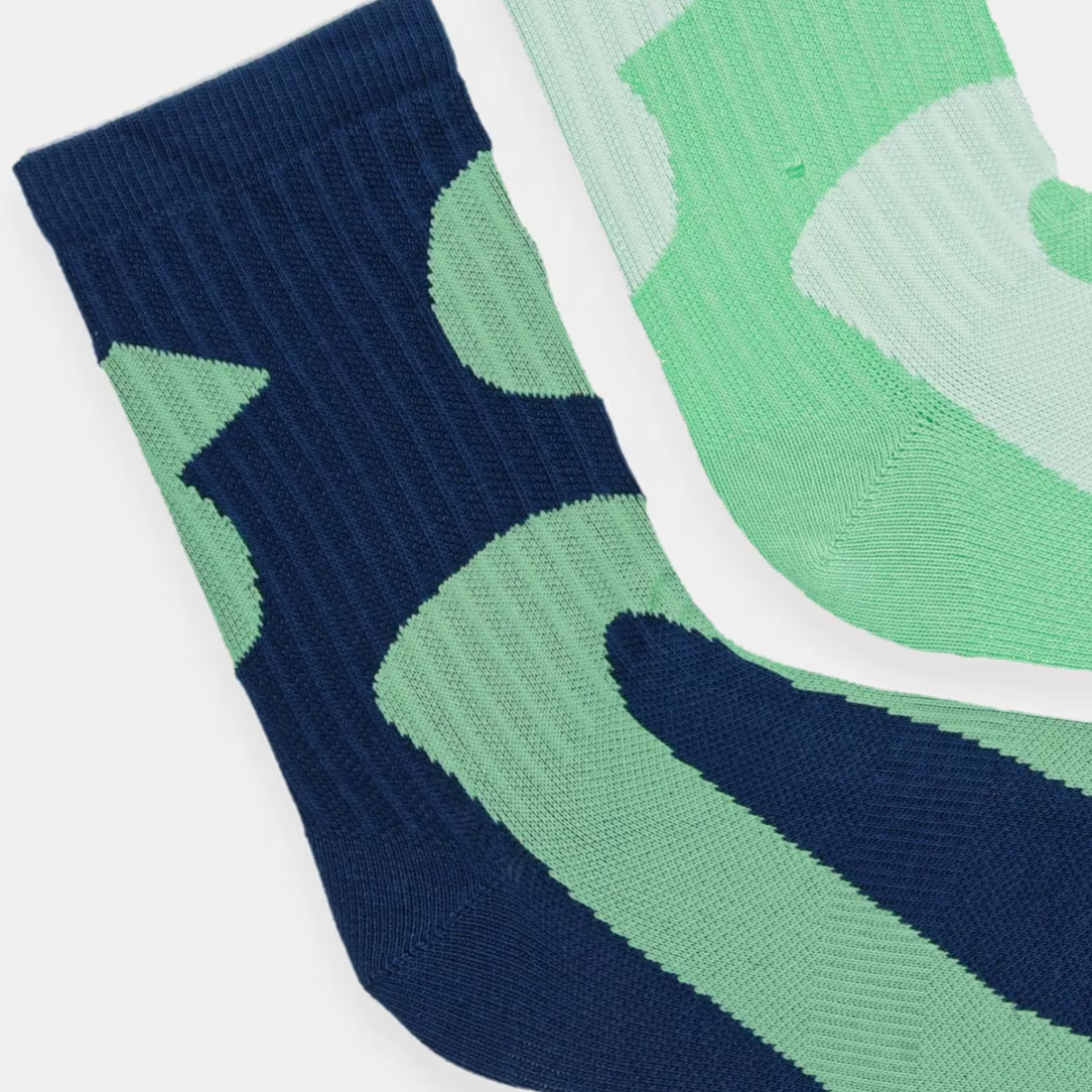 On Liquid Logo Sock High 2P Knee High Socks Unisex 2 Pack