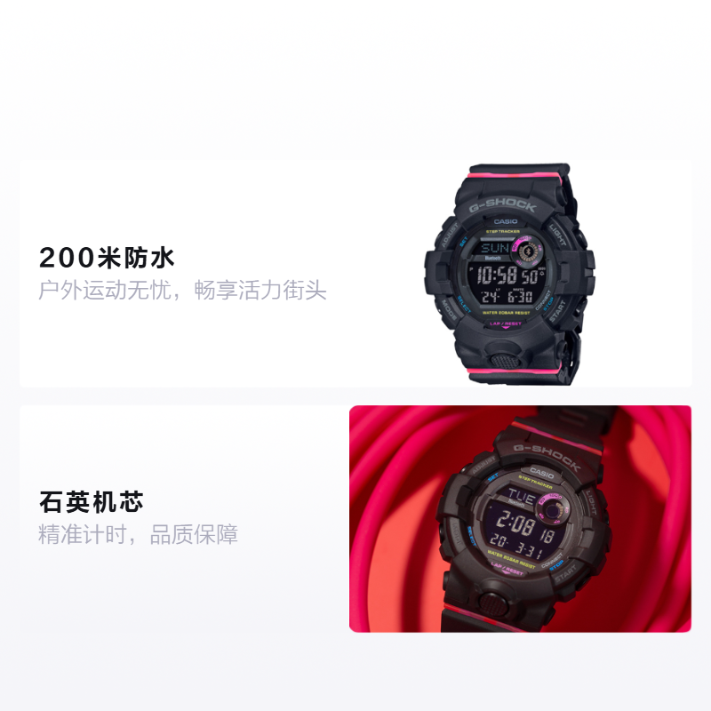 Женские часы Casio G-SHOCK (черные) — фото 2
