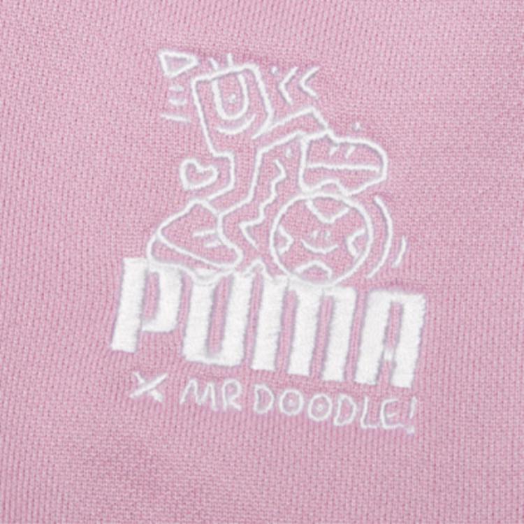 Женские штаны PUMA x Mr. Doodle (светло-фиолетовые) — фото 3