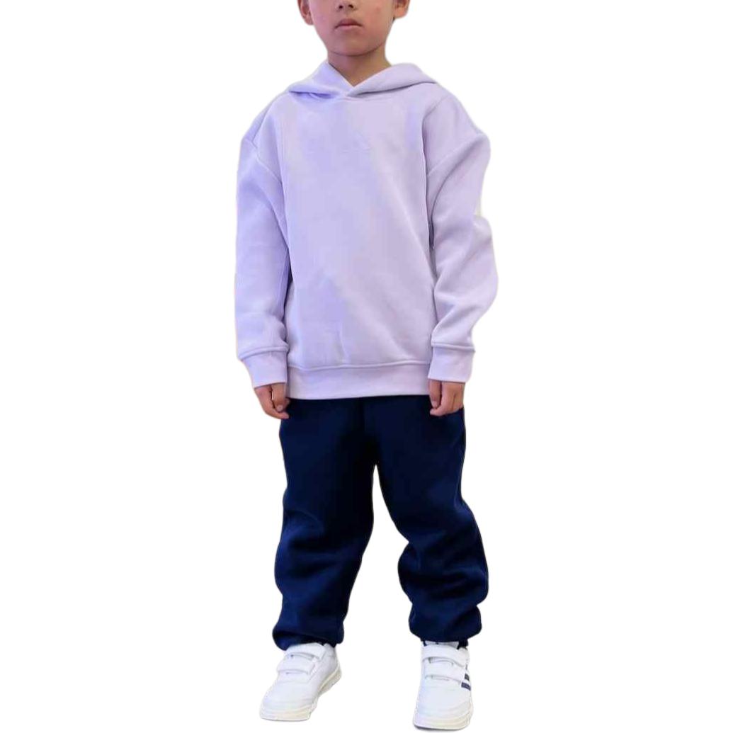 Женский костюм adidas JK KN FZHD SET (синий) — фото 6