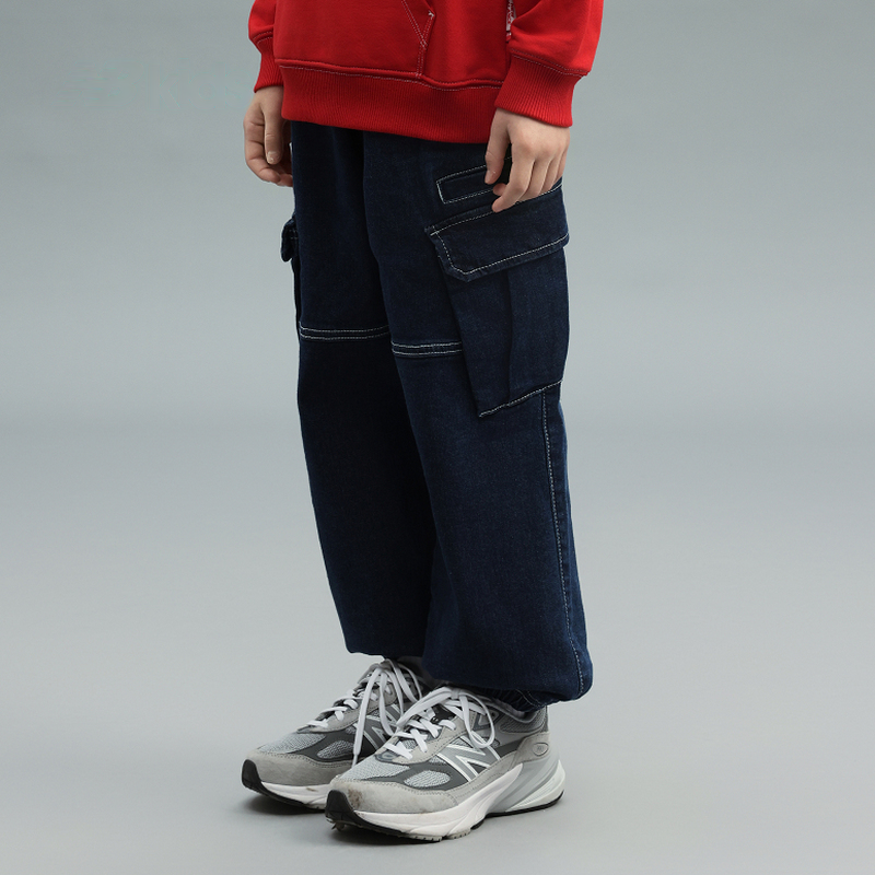 Штаны New Balance (темно-синие) — фото 3