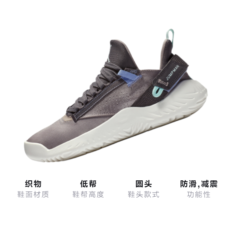 Кроссовки Jordan Proto 23 (черные) — Серыйбелый — фото 3