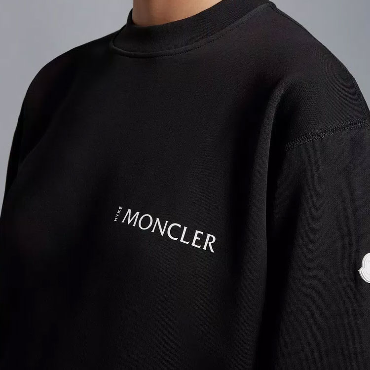 Женское худи Moncler (черный) — фото 5
