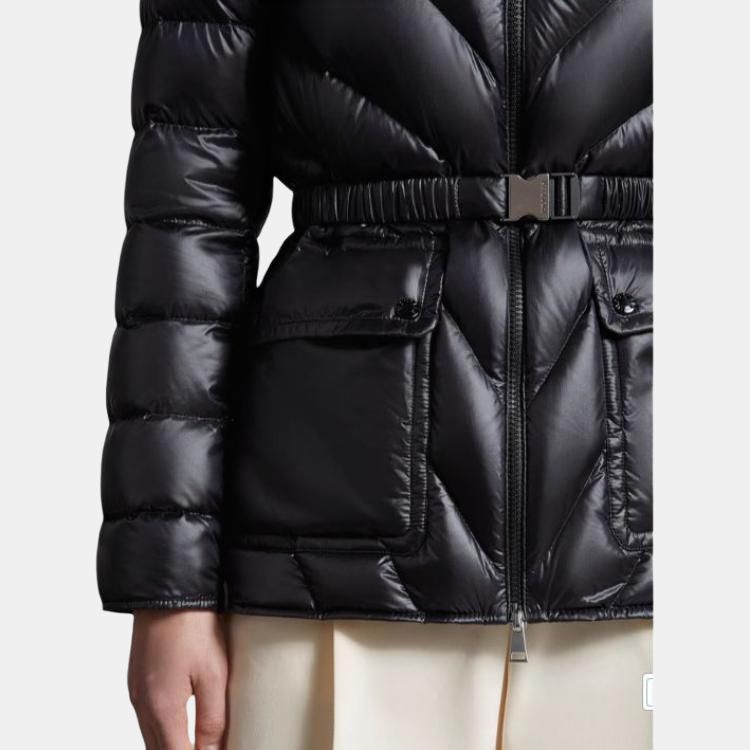 Женская куртка Moncler (черная) — фото 5