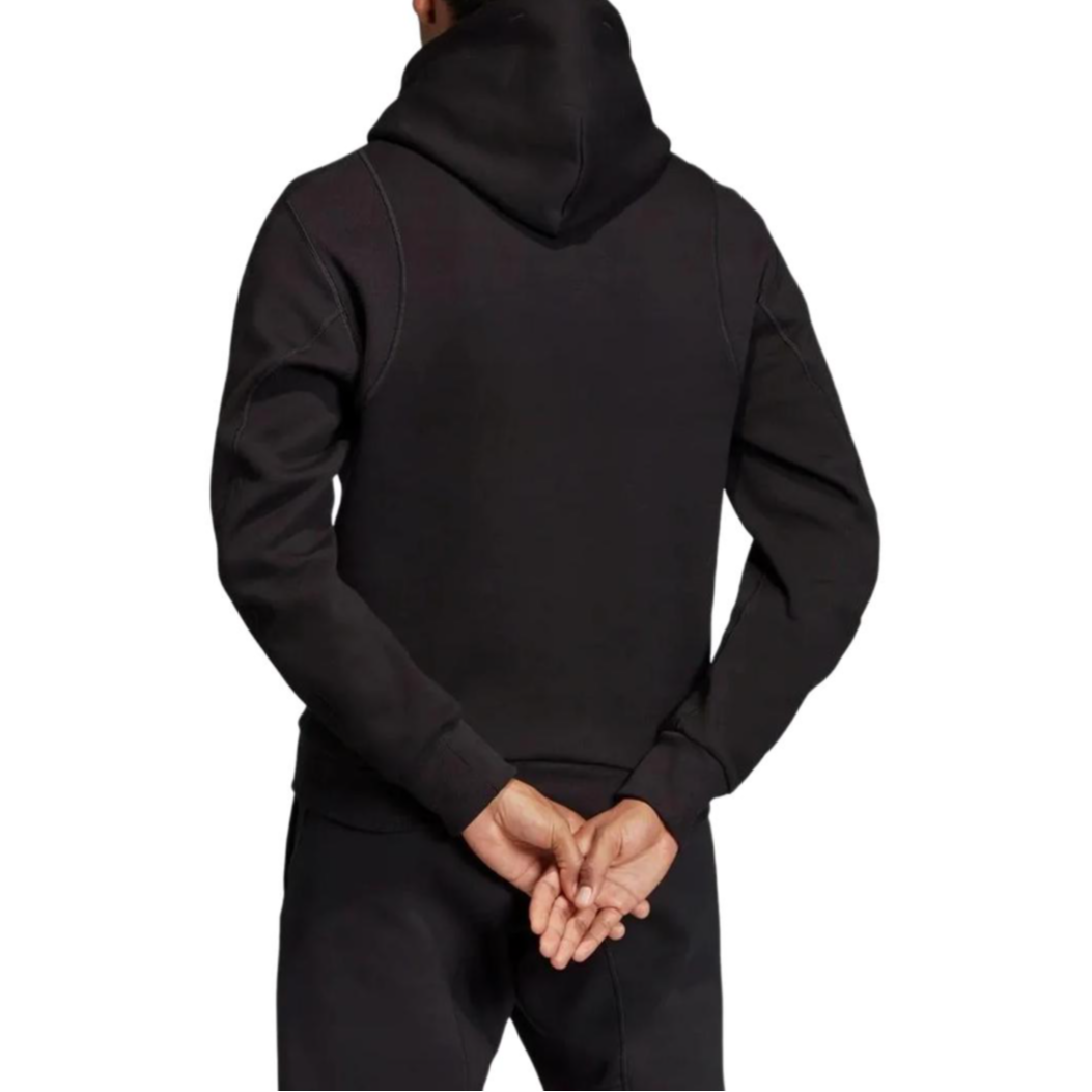Мужское худи adidas VRCT Hoodie с капюшоном (черное) — фото 4
