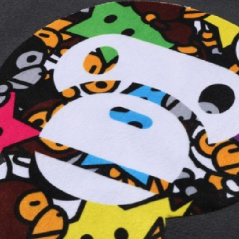 Худи A BATHING APE (разноцветное) — фото 3