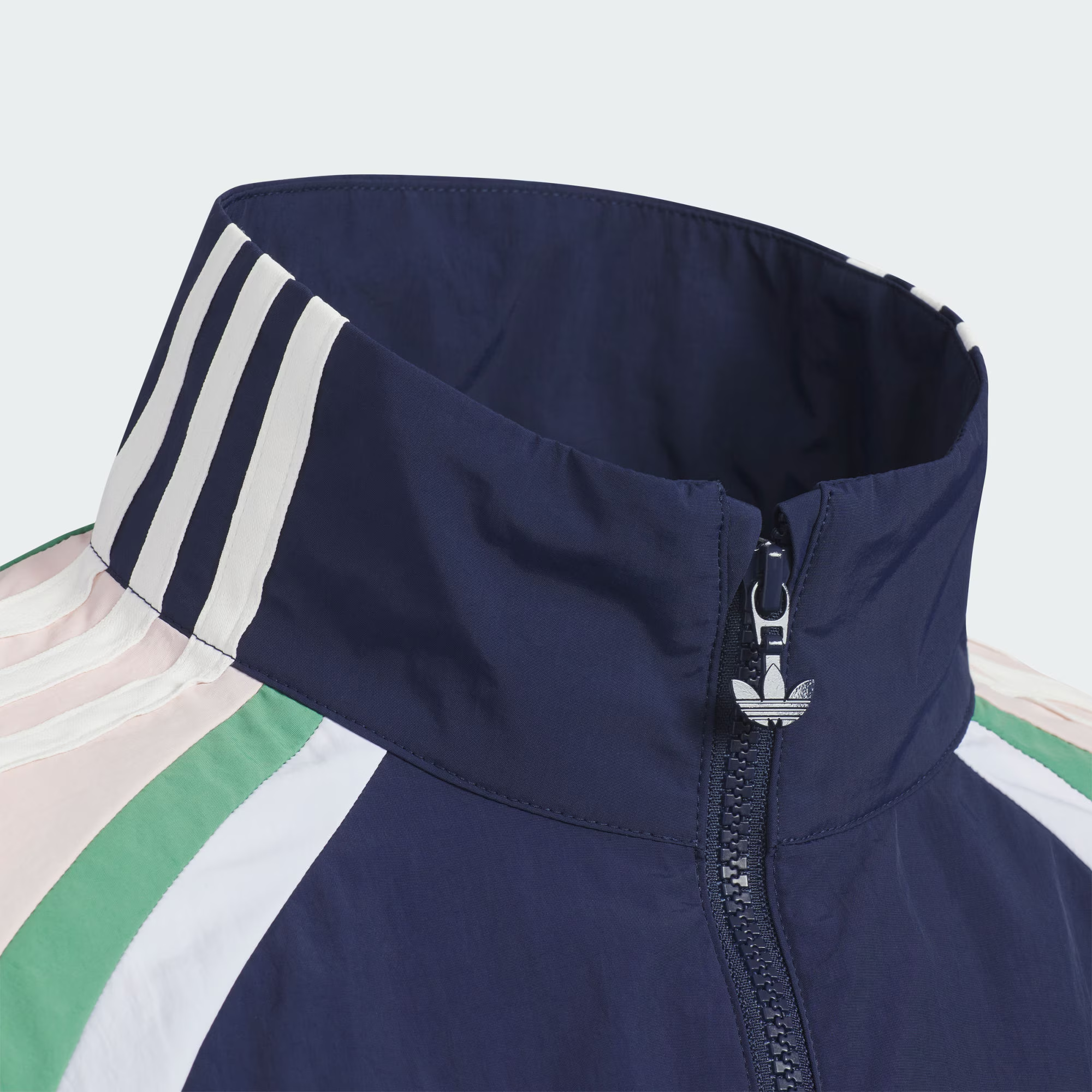 Женская куртка adidas originals RETROWINDBREAKER (темно-синяя) — фото 3