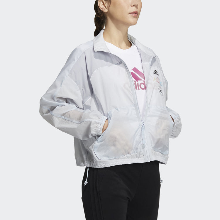 Женская куртка adidas (серая) — фото 2