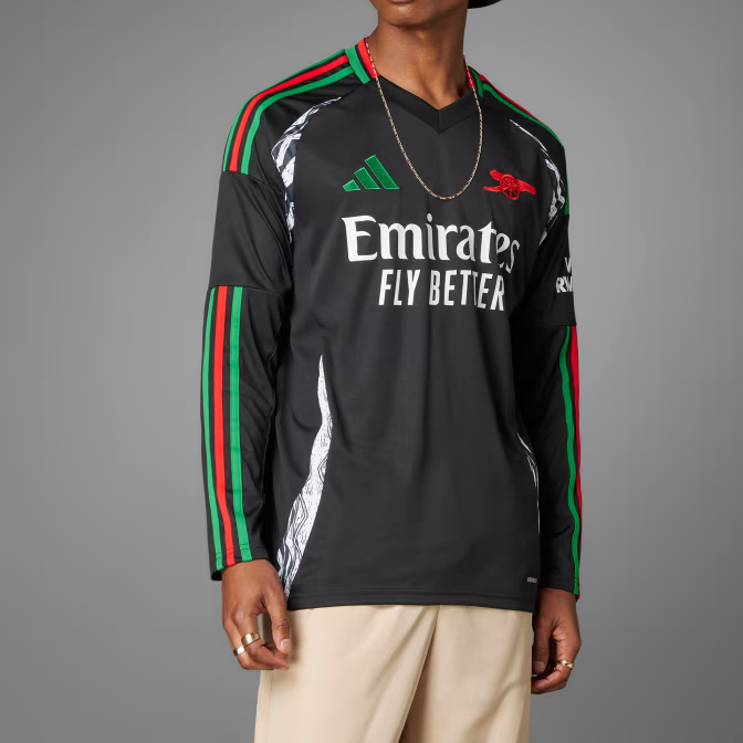 Adidas Free Shipping With AdiClub Arsenal 24/25 Long Sleeve Away Jersey